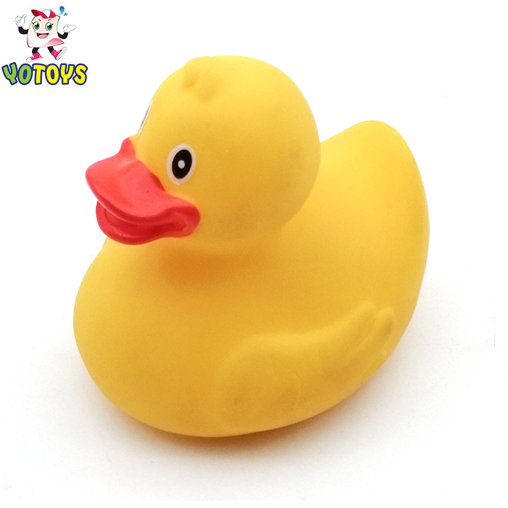 定制儿童沐浴戏水洗澡小黄鸭子捏捏叫塑胶PVC搪胶玩具rubber duck