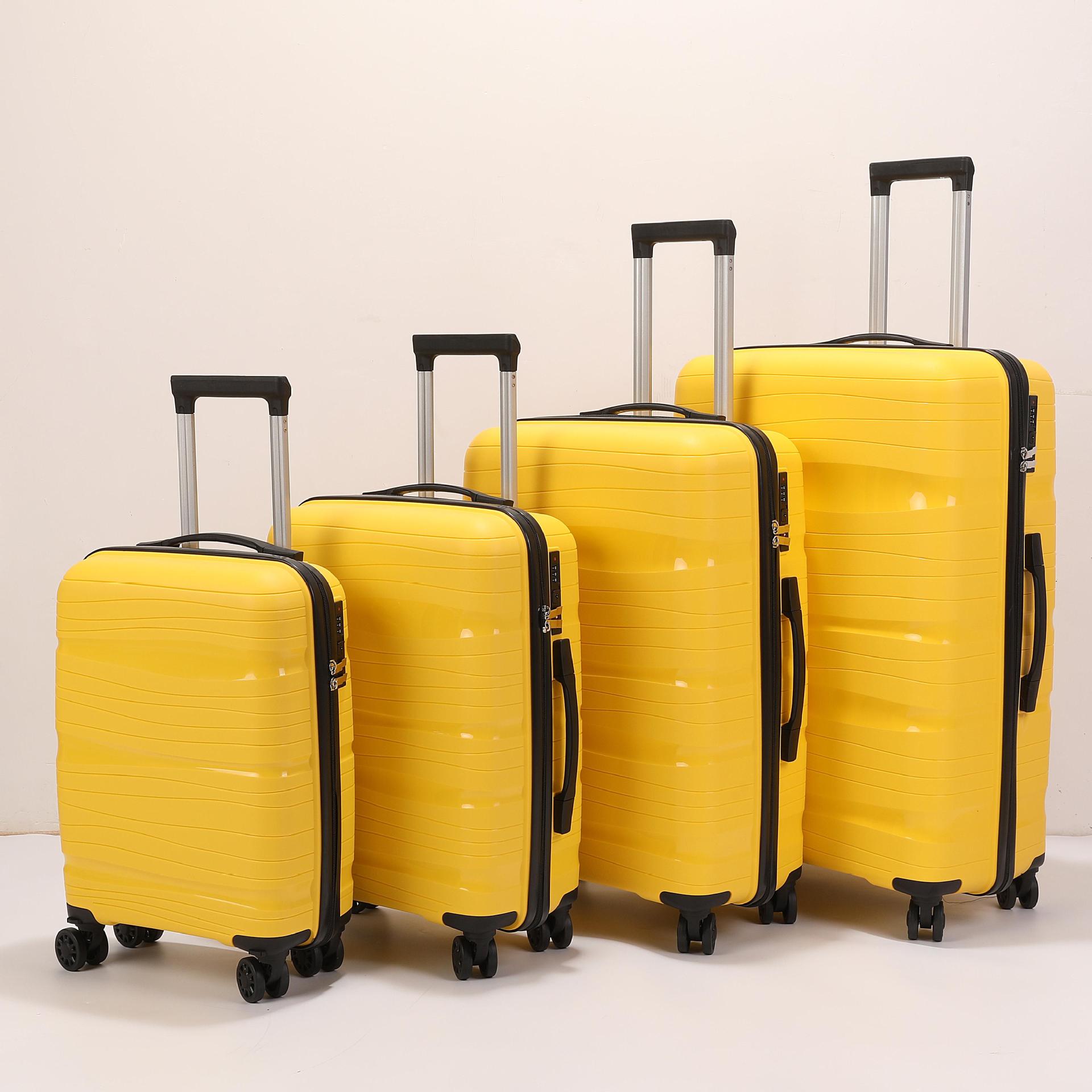 Marcosman 2023 New Pp Suitcase Trolley Luggage Four-Piece Pp Luggage Disassembly Wheel Luggage