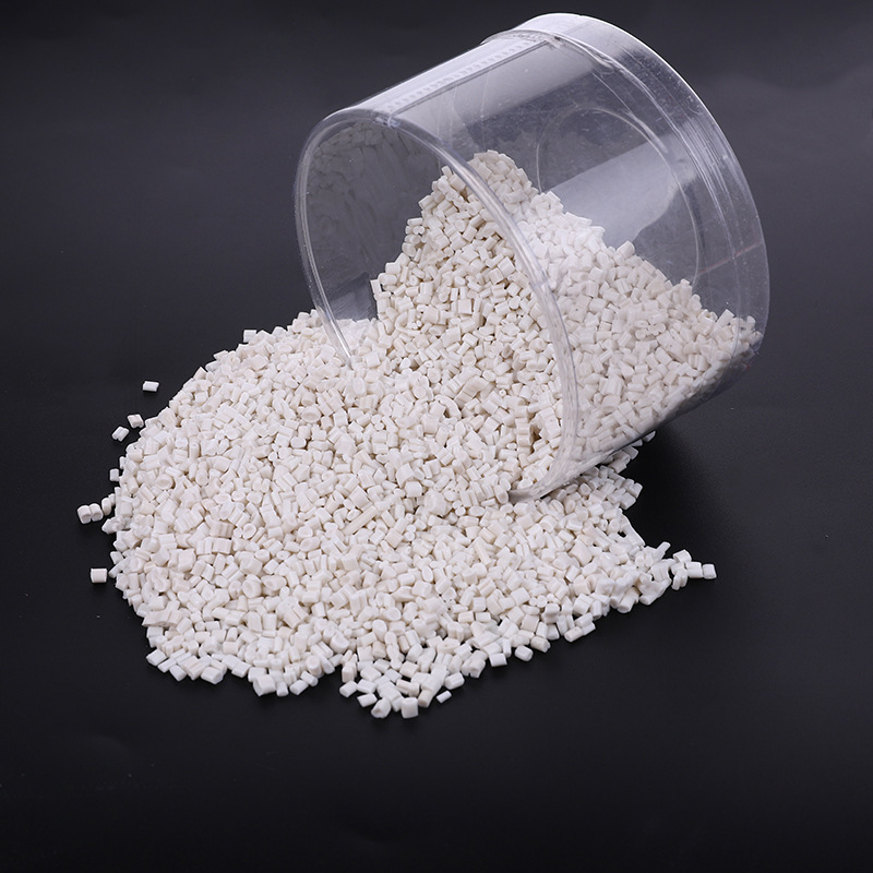 聚丙烯pp颗粒乳白色注塑pp再生料日用品塑料颗粒回料工厂直销韧性