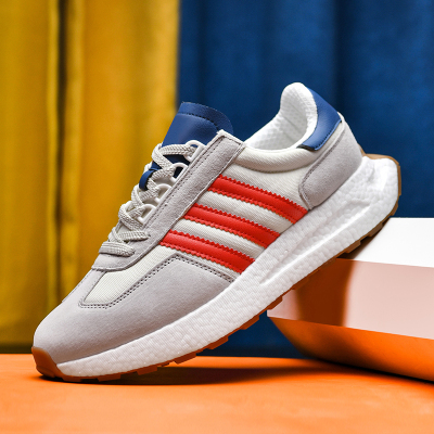 金鸡官方正品春秋透气新款潮流百搭时尚运动鞋柔软男士高弹休闲鞋