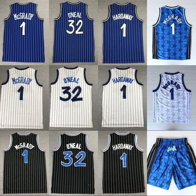 nba球衣 魔术队1#麦迪32#奥尼尔1#哈达威刺绣球衣 magic jersey