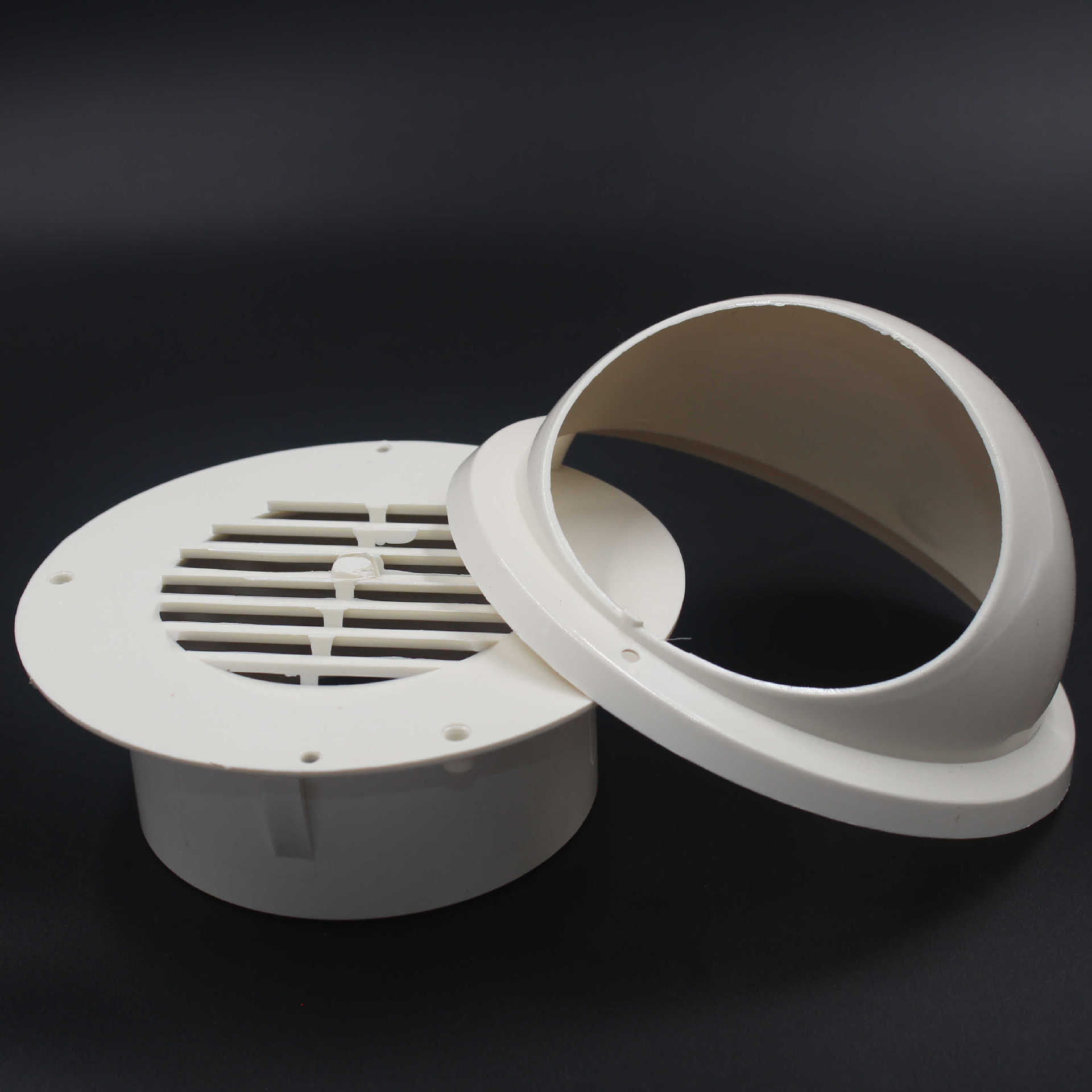 75/110/160 pvc出风口防雨罩 通风口 排气罩防雨帽排水管透气帽