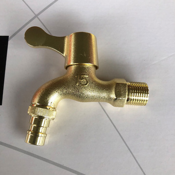 锌合金洗衣机水龙头 金色快开水嘴水龙头拖把池水龙头厂家批发