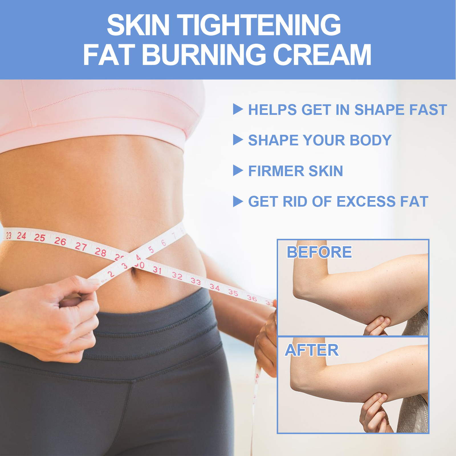 Jaysuing Sculpting Cream Firming Waist Belly Thigh Muscle Bye-Bye Flesh Slimming Highlight Body Shaping Cream