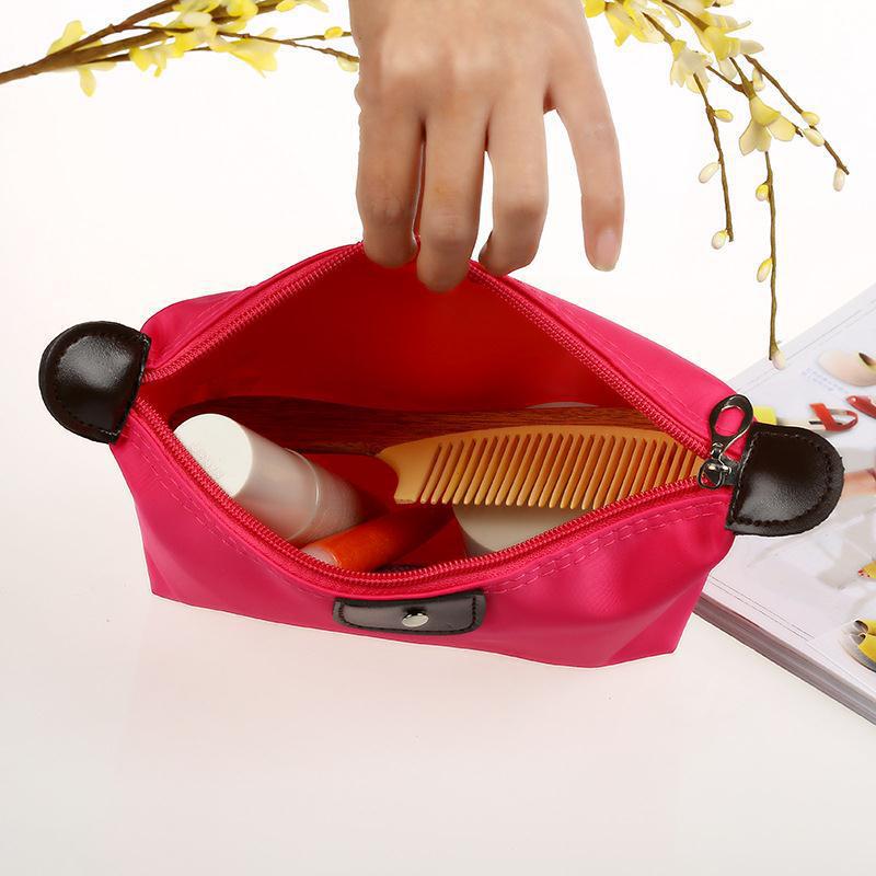 Korean Style Cute More than Dumpling Bag Colors Cosmetic Bag Ingot Type Dumpling Making Waterproof Wash Bag Large Capacity Storage