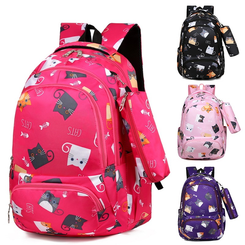 Backpack New Cute Schoolgirl Fashion Trend Schoolbag Portable Burden Alleviation Simple Backpack