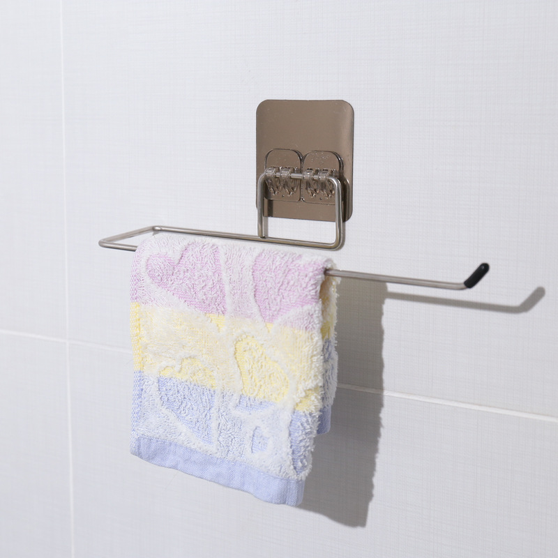 Lazy Rag Hook Hook Rack Towel Rag Rack Punch-Free Disposable Dish Cloth Mop Bracket Kitchen