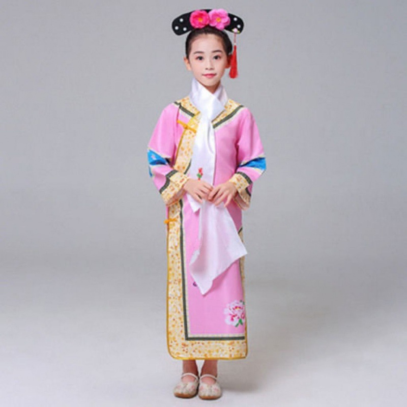 女童古装清朝还珠格格服装儿童学生幼儿有一个姑娘演出服儿童元旦