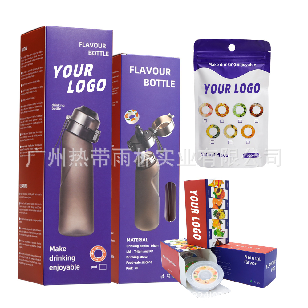 Tritan Creative Fruit Flavor Cup Flavor Changing Flavor Cup Flavor Big Belly Drinking Cup with Incense Ring Flavor Pods