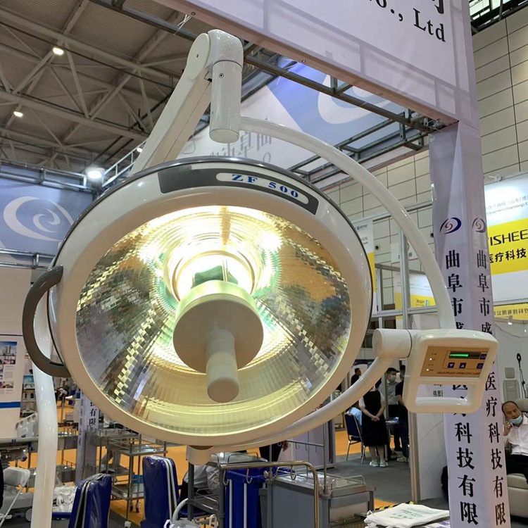 口腔医院手术室 吊式卤素无影灯 医院用zf500立式手术无影灯