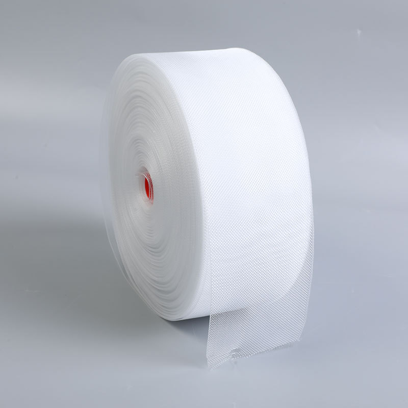 厂家直销 窗帘配件布带辅料尼龙丝带 透明网格尼龙布带 防老化