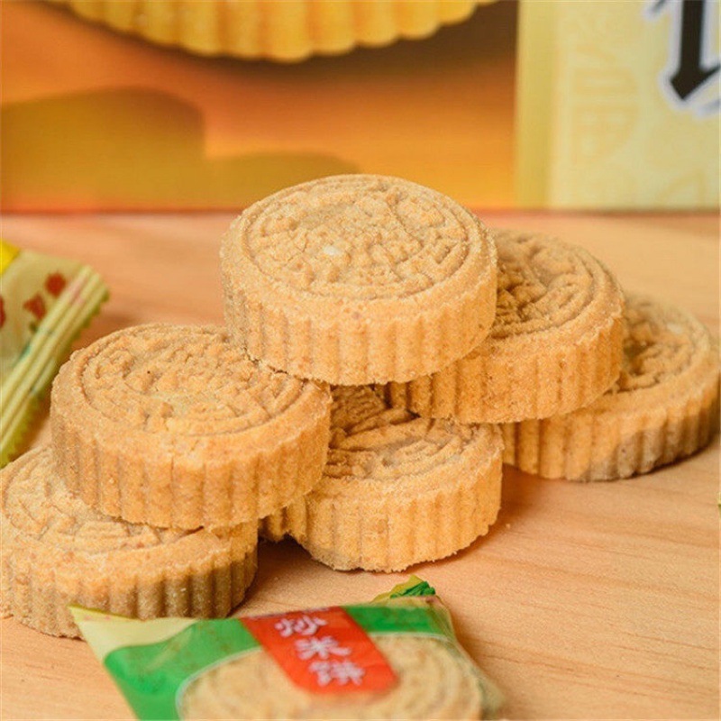 炒米饼阳江莲香牌粉酥瑞莲合家欢杏仁肉松饼阳江特产一件代发跨境