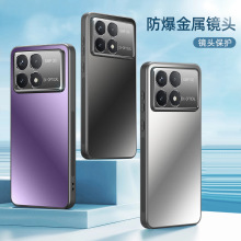 极影双色金属镜头防摔高级感保护套适用红米K70Pro/Turbo3手机壳