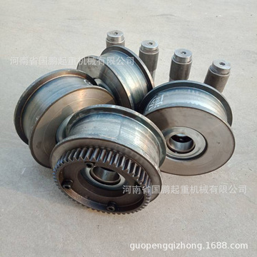 天车驱动轮电动单梁200/300/400ld轮平面凹面齿圈行车行走轮-阿里巴巴