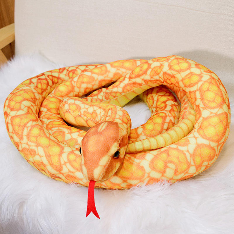 仿真蛇公仔毛绒玩具大小号创意蛇抱枕整蛊吓人玩具搞笑生日礼物