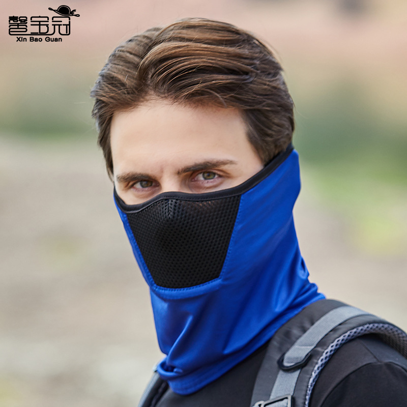 Summer Sun Protection Cycling Mask Outdoor Motorcycle Bicycle Scarf Wind and Dust Proof Neck Scarf Tactical Headgear Cross-Border