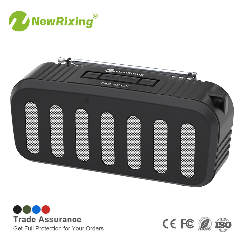 NR-2013FM Mini Wireless Bluetooth Speaker Outdoor Household Stereo 3D Surround Extra Bass Small Speaker