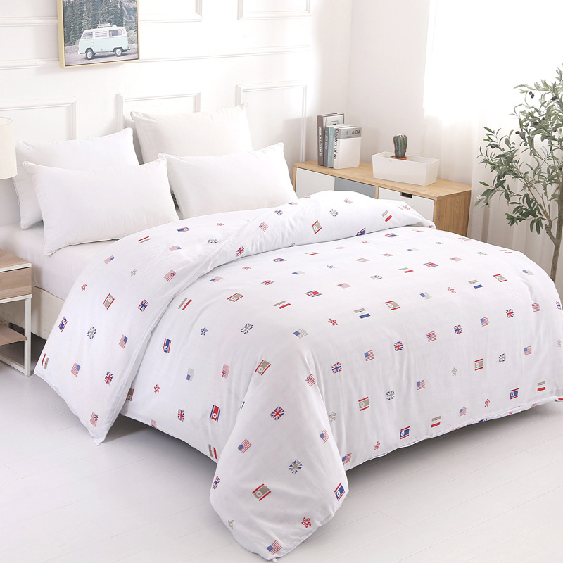 新款纯棉细纱内胆套棉被套棉絮棉花被芯套包棉胎被芯全棉纱布套子