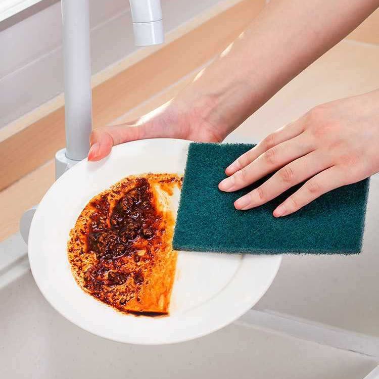 Dishcloth Sponge Lazy Rag Decontamination Scouring Pad Kitchen Cleaning Daily Necessities Cleaning Department Store Dishwashing Brush Wholesale