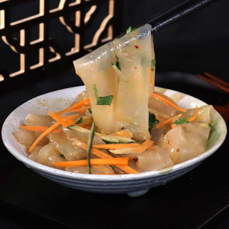 东北大拉皮凉拌粉皮凉皮凉粉鲜湿即食水晶土豆粉批发-阿里巴巴