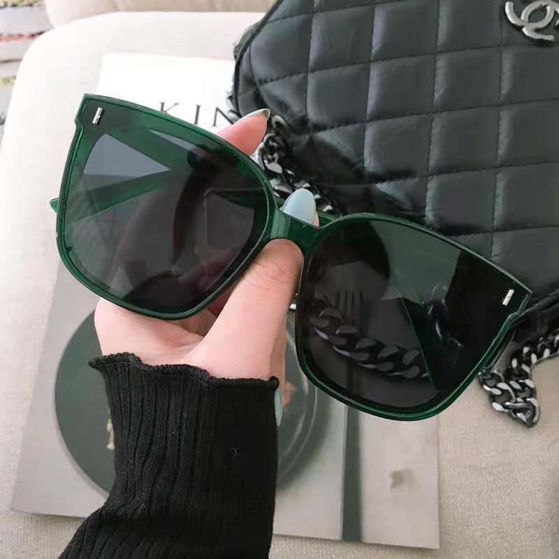 Sunglasses Women's Hd 2022 New Women's Fashion Sun Protection Slimming Women's Frame Glasses Finished Men's Sun Glasses