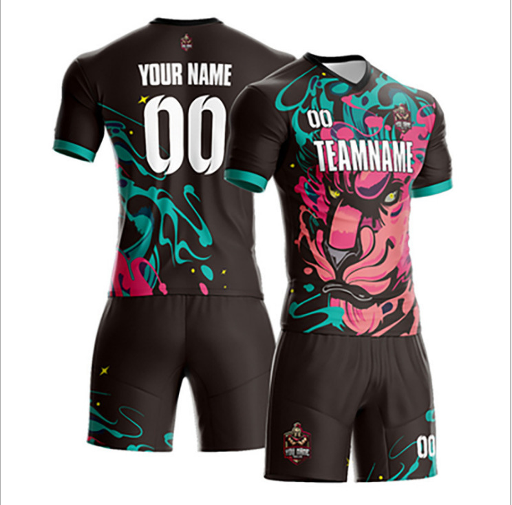 厂家定制球衣足球服世界杯球衣 热升华数码印花速干运动足球衫