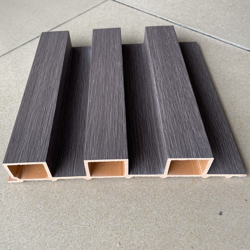 现货供应pvc木塑202生态木高长城板覆膜木饰面墙面装饰板202*30