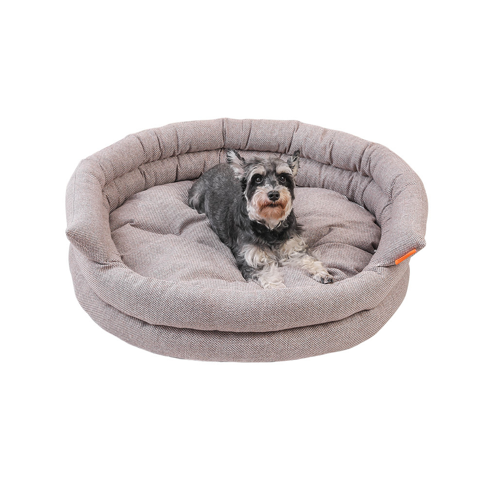 Large Multi-Functional Kennel Machine Washable Removable Dog Mat Pet Sofa Cushion Burlap Dog Bed Pet Supplies