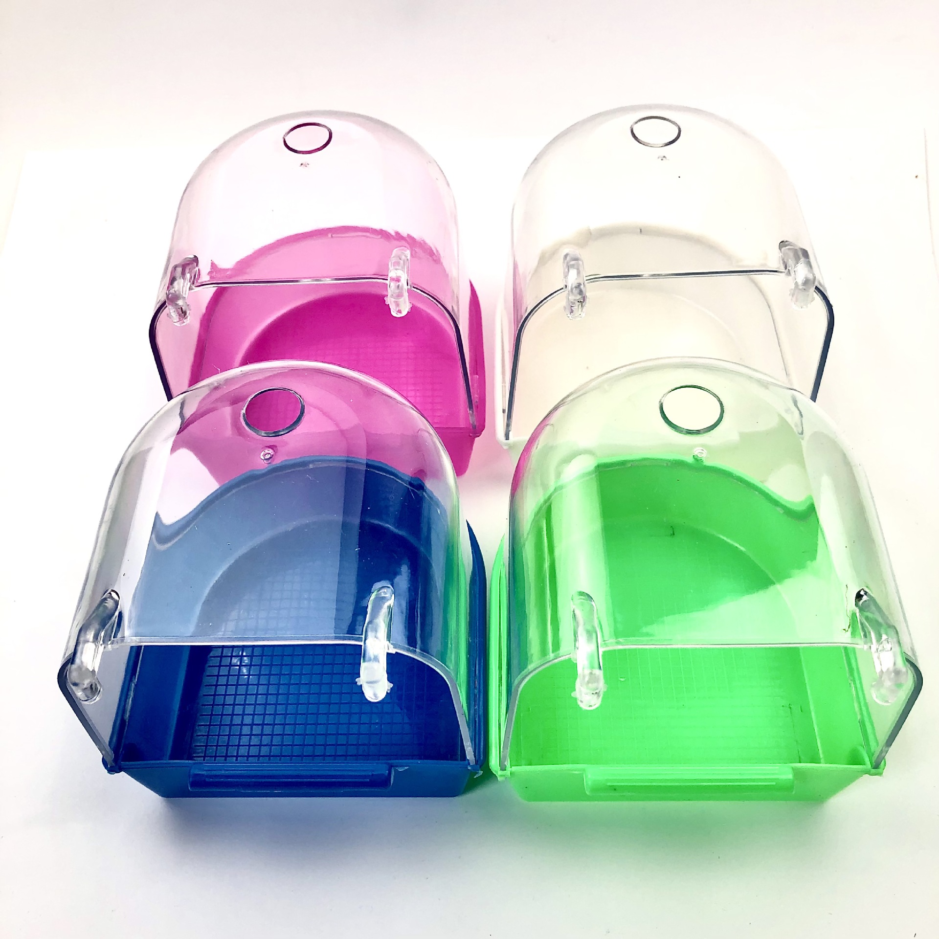 鸟用洗澡盒浴盆小鸟洗澡器八哥玄凤牡丹虎皮鹦鹉用品玩具大号