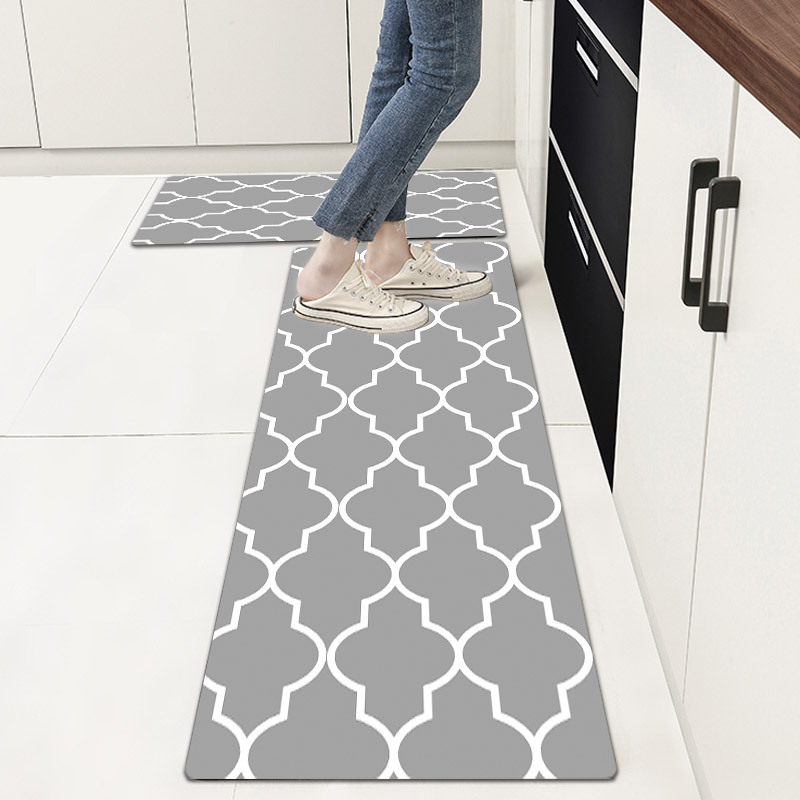 Kitchen Carpet Floor Mat Door Mat Door Mat Crystal Velvet Long Mat Bedroom Foot Mat Bedside Carpet