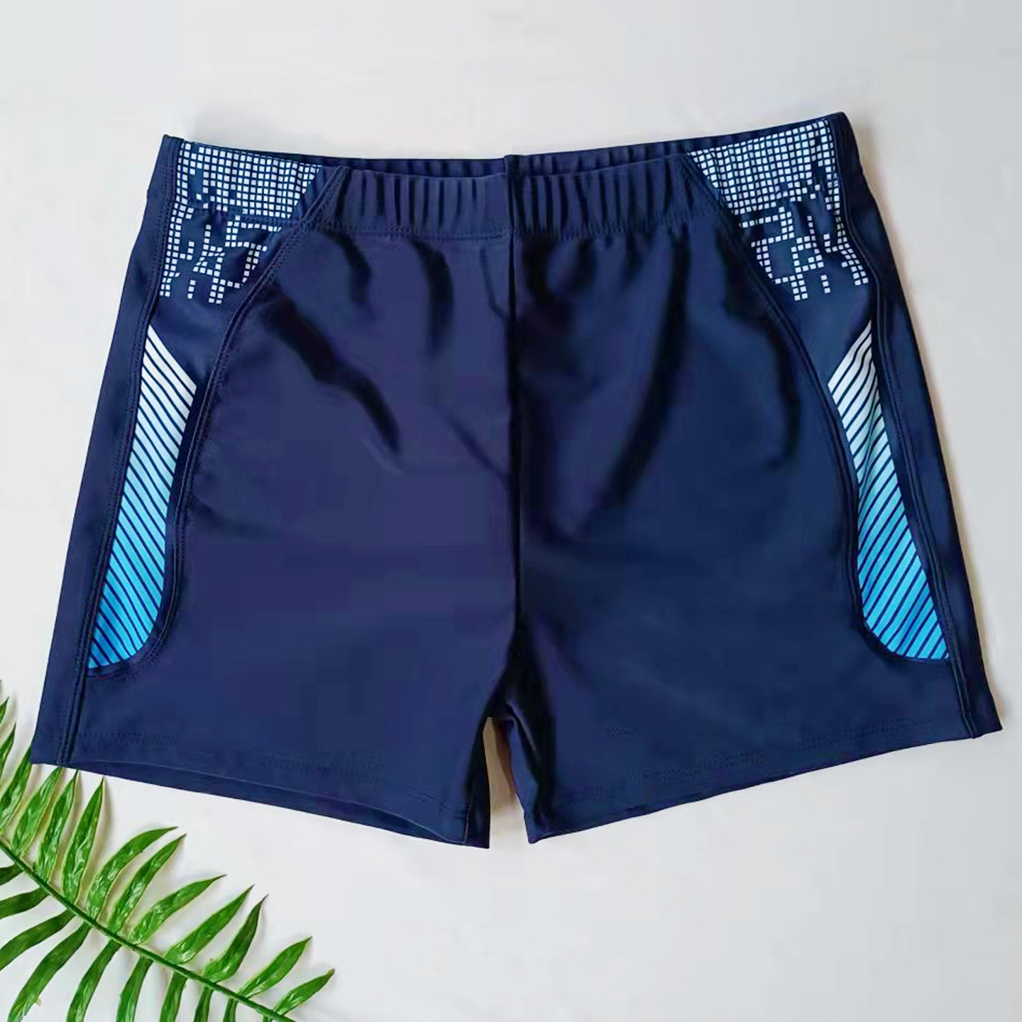 Xigege New Men's Swimming Trunks Fashion Loose Comfortable plus Size Boxer Swimming Trunks Professional Quick-Drying Factory Wholesale