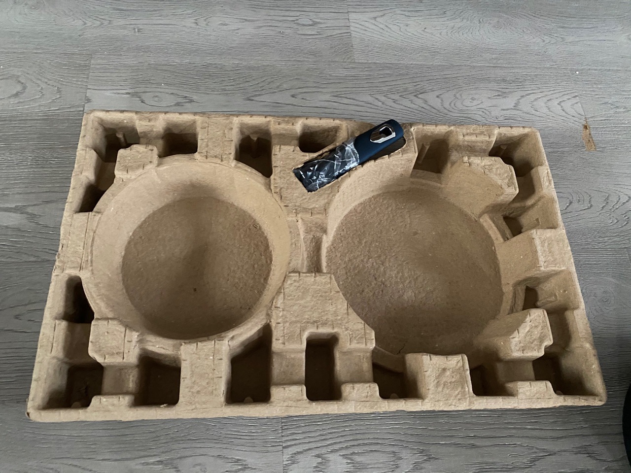 锅具纸托包装鸡蛋壳包装鸡蛋托纸塑包装可降解