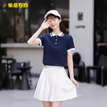 s新款幼师园服幼儿园老师夏季短袖教师工作服休闲时尚套装s