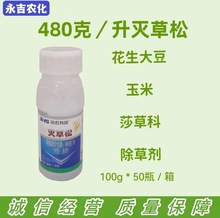 480克/升灭草松水剂花生大豆玉米莎草科阔叶杂草100克一桶水