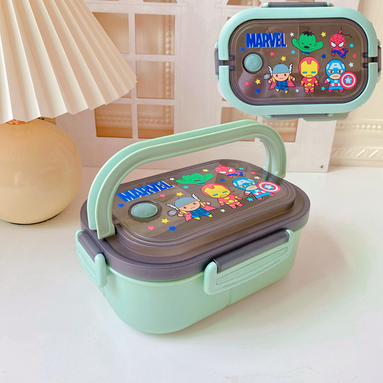 Cartoon Cute Clow M Xiaoxin 1200ml Large Capacity Lunch Box Student Office Worker with Tableware Compartment Lunch Boxes