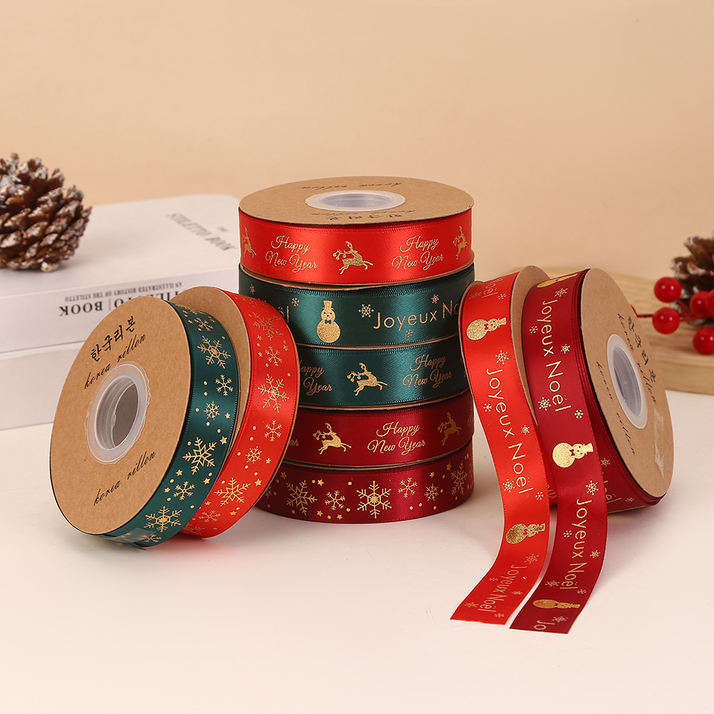 5cm圣诞节丝带礼品礼盒包装涤纶织带红绿色礼物装饰带-阿里巴巴