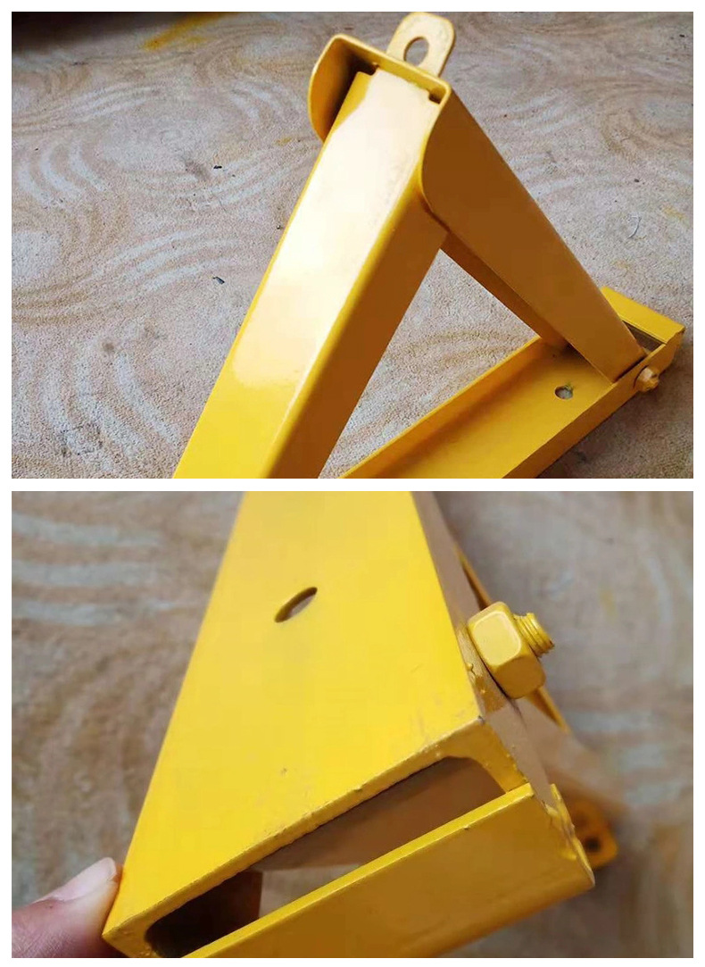 汽车停车位占位锁防压防撞槽钢三角车位锁厂家生产交通配件a型锁