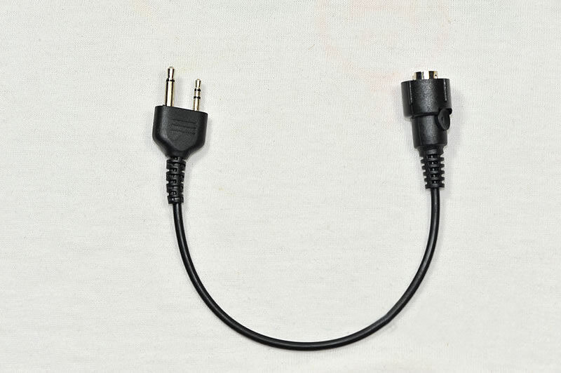 对讲机耳机迷你丁接头可替换mini-din插头适配耳机手咪喉咪转换头