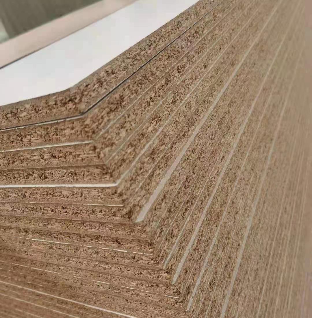 e0级免漆贴面颗粒板15mm16mm18mm木板材装修家具板材橱柜免漆板