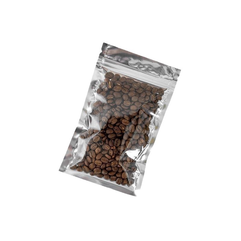 镀铝阴阳自封骨袋铝箔平底袋半透明食品包装袋密封袋子镀铝封口袋