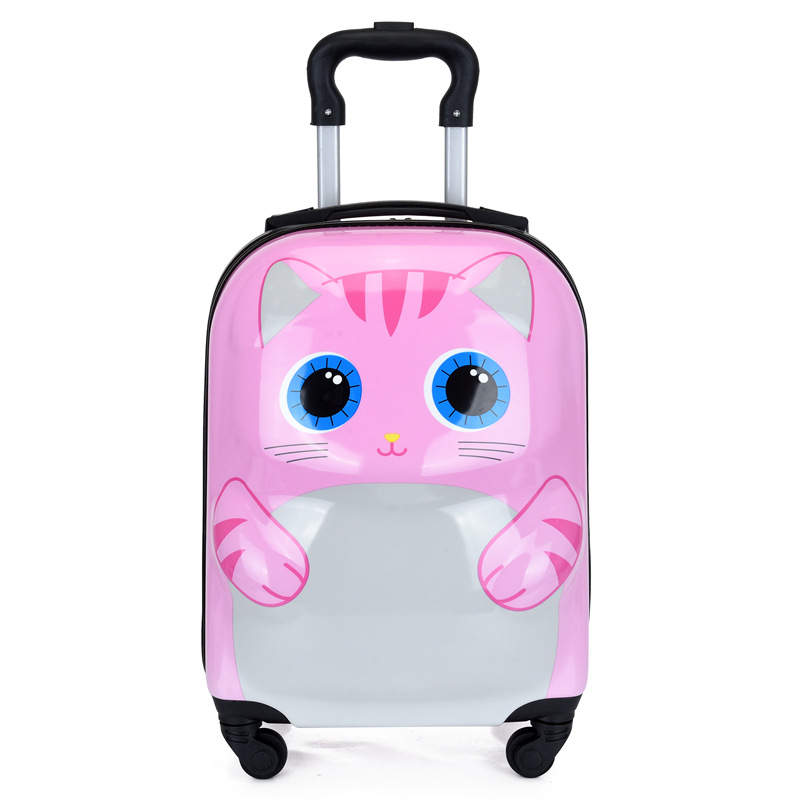 Children's Trolley Case Wholesale Cartoon 18-Inch Luggage Student Password Lock Trolley Case Cute Universal Wheel Suitcase