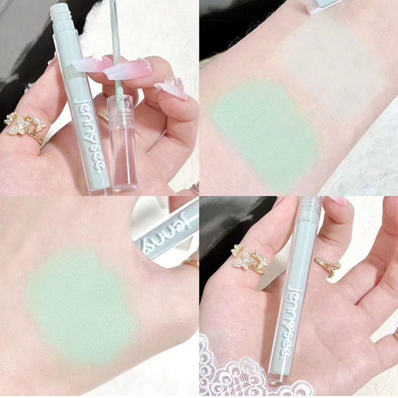 Jeennysee Liquid Eye Shadow Mint Blue Green Novice Cheap Earth Color Pearl Thin and Glittering Niche Low Saturation Flash