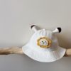 lion baby Bucket hats 2022 new pattern Wide-brimmed Bonnet 6-12 baby Sunscreen Fisherman hat wholesale On behalf of