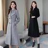 Southeast Asia Cross border Windbreaker new pattern have more cash than can be accounted for Overknee Large Fur coat mm Lapel Fur jacket