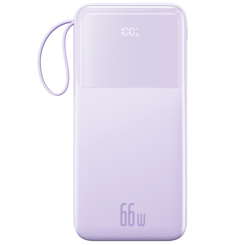 66W Self-Wired Super Fast Charge 20000 MA Power Bank Super Large Capacity Mobile Power Mini Compact Portable