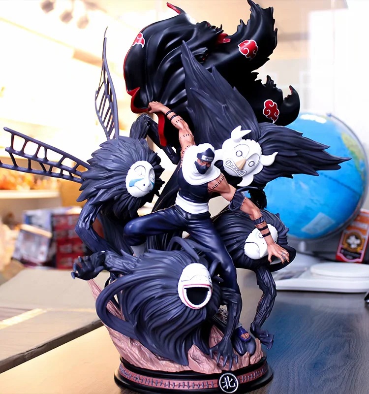 逍遥动漫 火影忍者 gk cs晓组织 角都 场景雕像 模型盒装手办