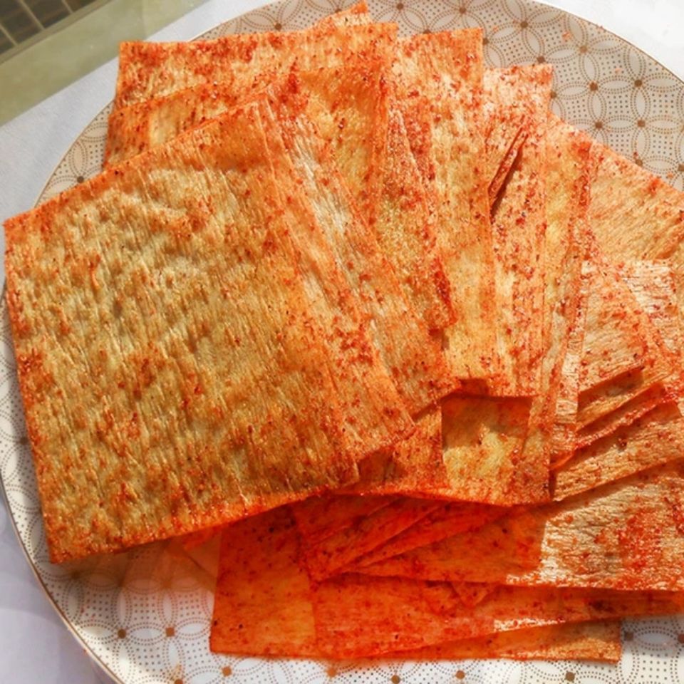 湖南双峰特产好辣香麻辣片110克 豆皮辣片儿时怀旧零食麻辣片辣条