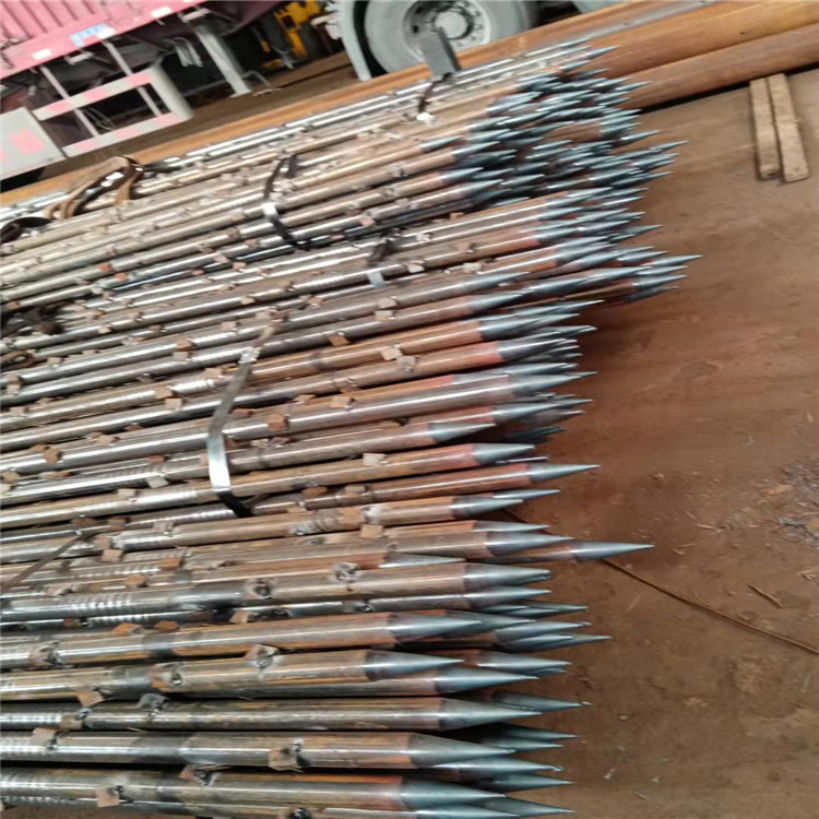 隧道土钉倒刺小导管 倒刺式钢管土钉48*3.5边坡支护土钉管厂家