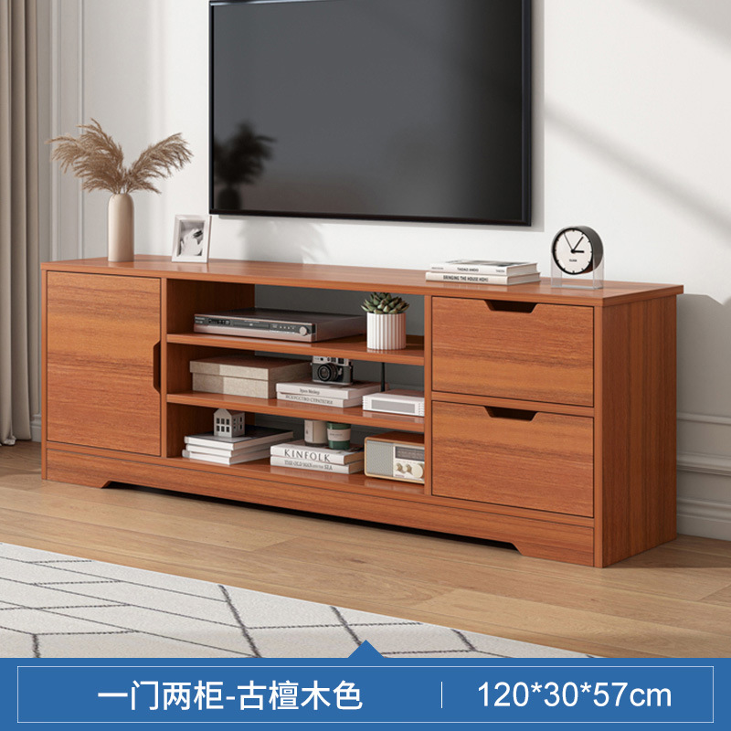 TV Cabinet Unit Wall Cabinet Modern Minimalist TV Table Small Apartment Simple High Bedroom and Household TV Stand