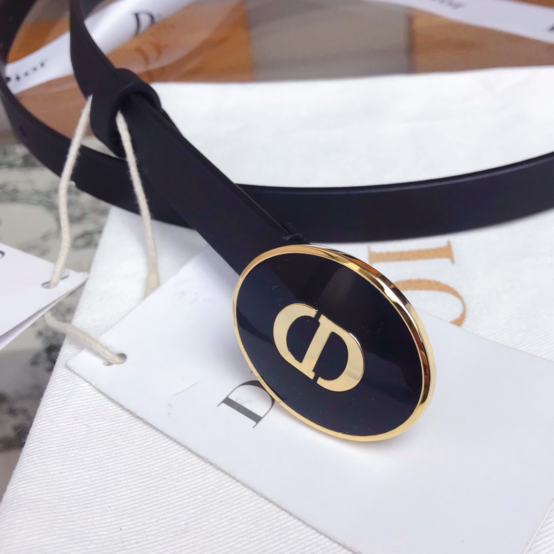 新品迪家cd腰带女头层牛皮细款皮带cd字母注胶小腰封裙子衣服配饰